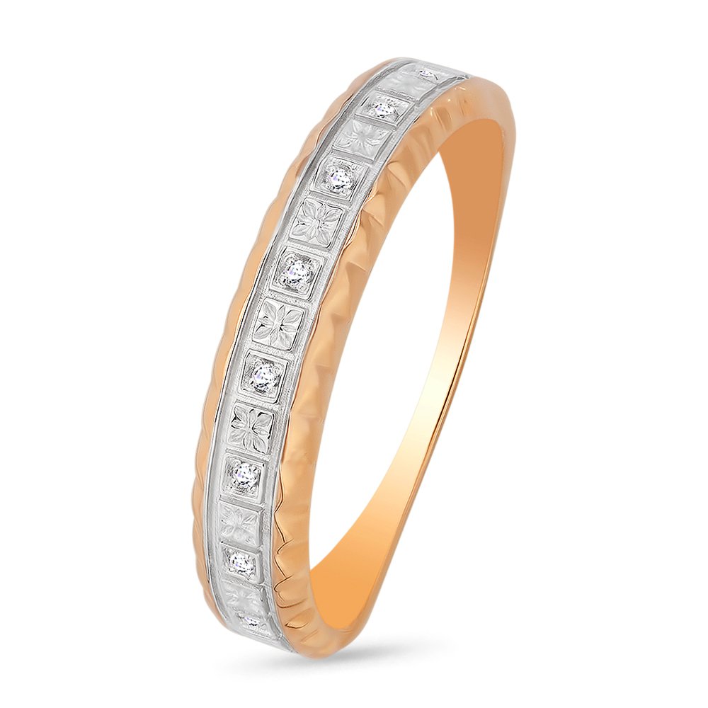 

Кольцо женское из красного золота с бриллиантом 585Gold 101011246, р, 101011246