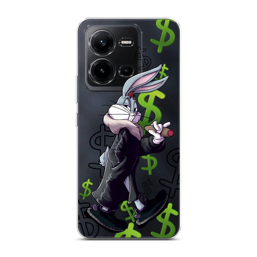 

Чехол на Vivo V25 "Rich Bugs Bunny", Зеленый;черный;голубой, 267750-6