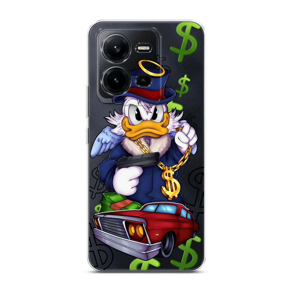 

Чехол на Vivo V25 "Scrooge McDuck with a Gold Chain", Красный;синий;белый, 267750-6