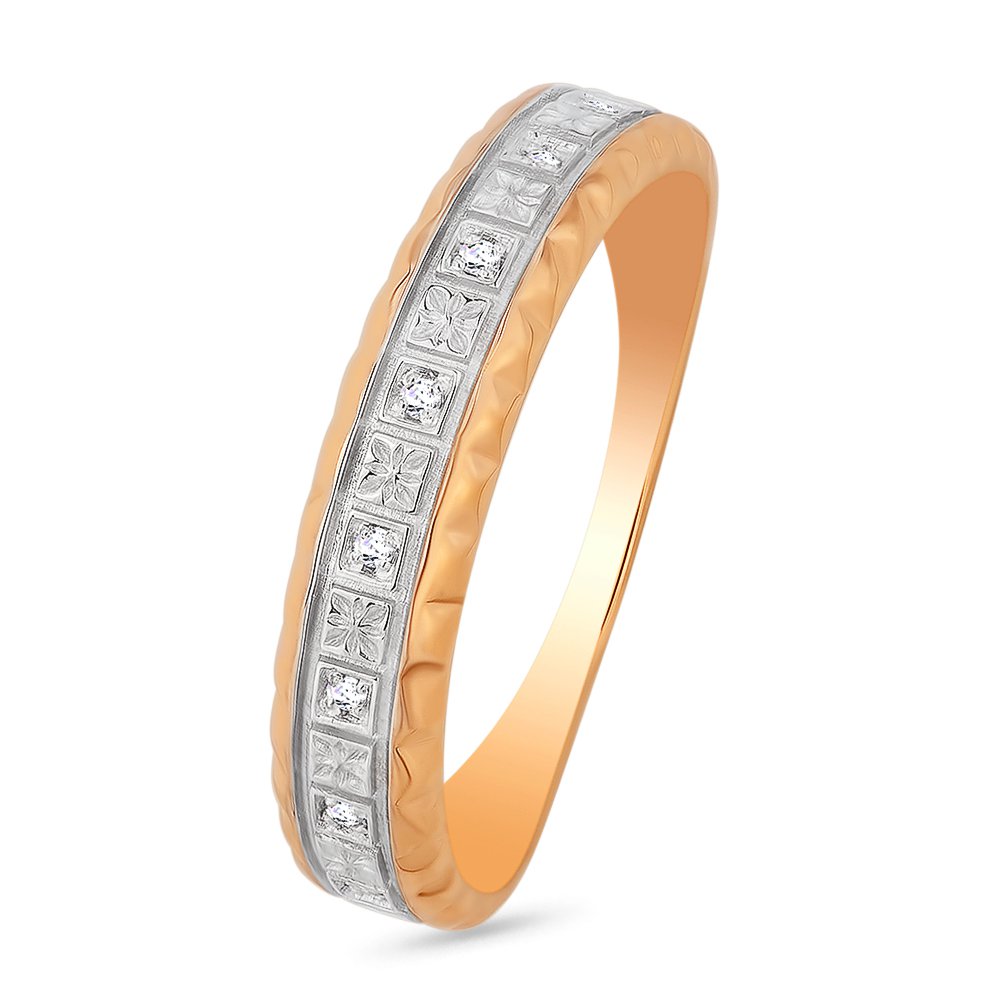 

Кольцо женское из красного золота с бриллиантом 585Gold 101011246, р, 101011246