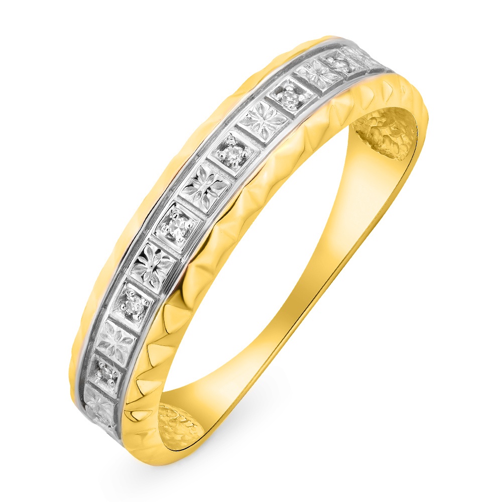 

Кольцо женское из желтого золота с бриллиантом 585Gold 101011239, р. 16, 101011239