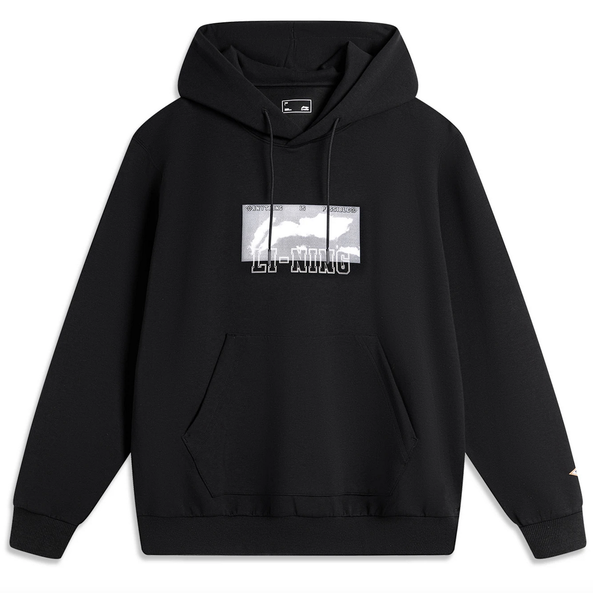

Худи унисекс Li-Ning AAWWDDUU черное 2XL, Черный, AAWWDDUU