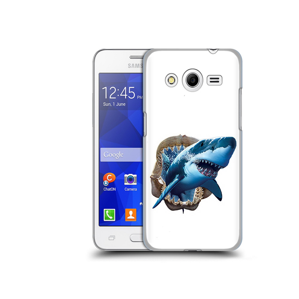 

Чехол MyPads Tocco для Samsung Galaxy Core 2 челюсти (PT7707.568.675), Прозрачный, Tocco