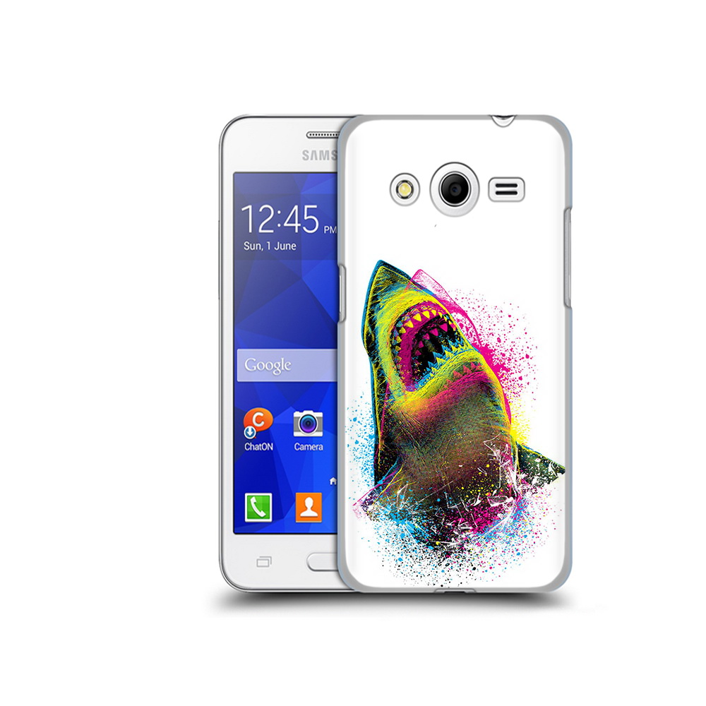 

Чехол MyPads Tocco для Samsung Galaxy Core 2 челюсти-2 (PT7707.568.674), Прозрачный, Tocco