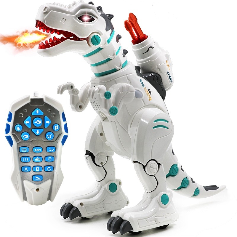 фото Радиоуправляемый интерактивный динозавр, стреляет ракетами + дышит паром, 88002 yearoo toy