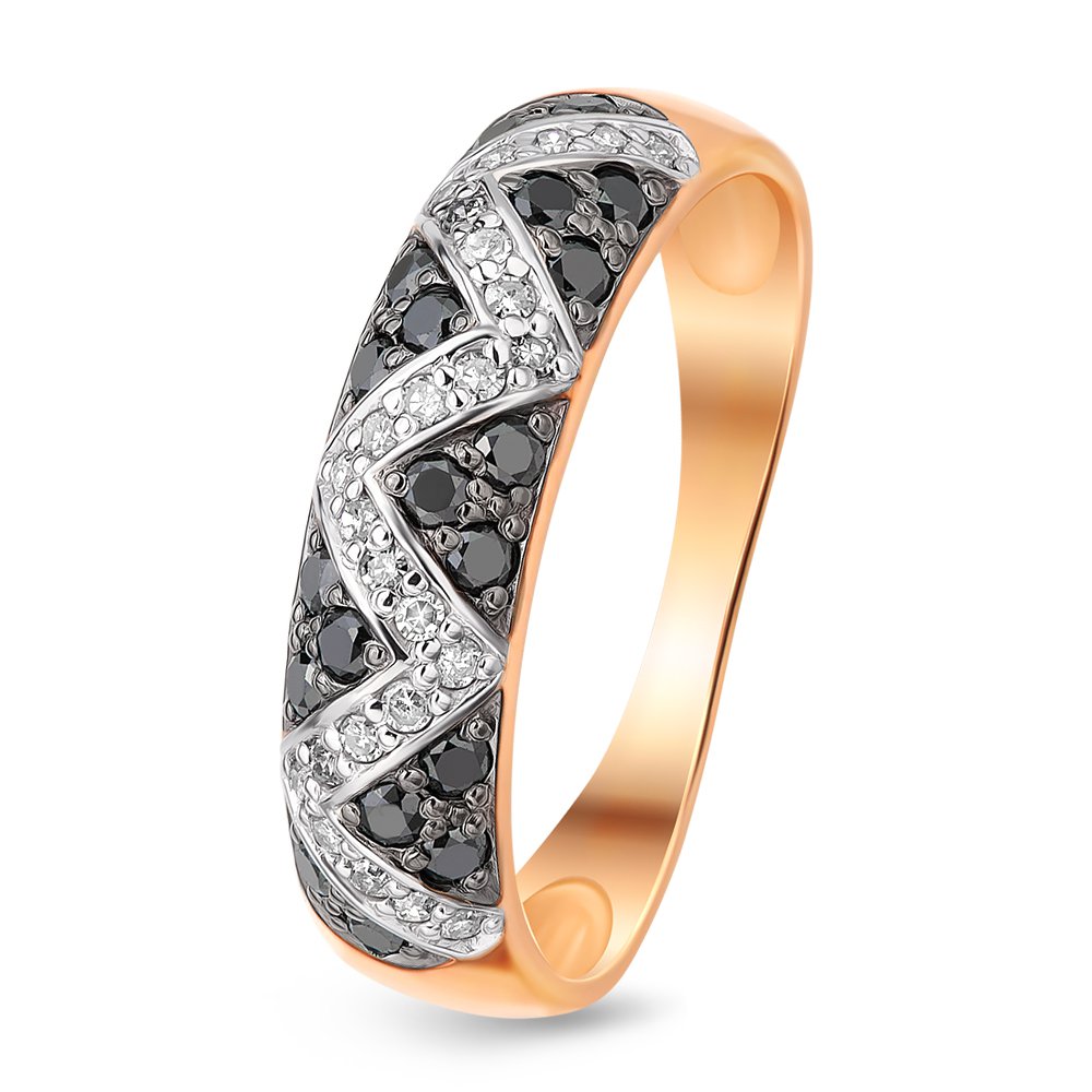 

Кольцо женское из красного золота с бриллиантом 585Gold 101011073, р, 101011073