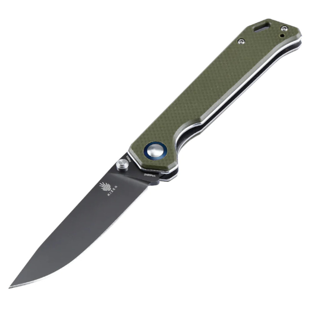 

Складной нож Kizer Knives Begleiter сталь N690, зеленая G-10, Зеленый, Begleiter