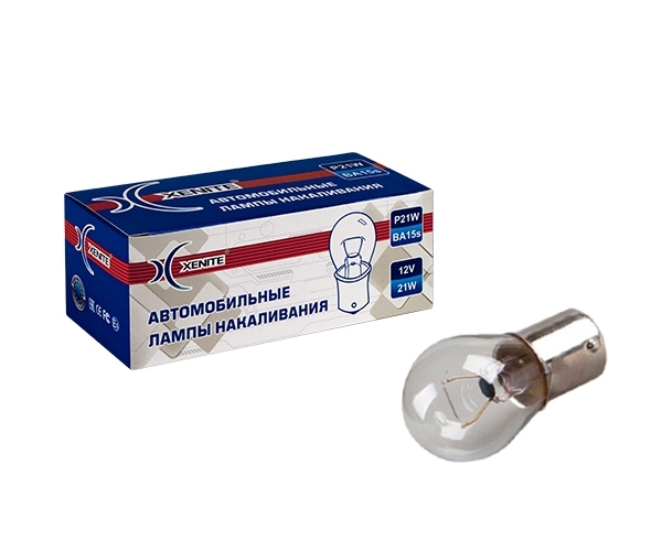 

Ламп накаливания Xenite P21W (1007017) 10 шт. 12 В