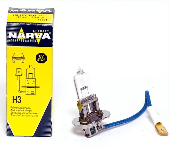 

Галогенная лампа H3 12 В 55W NARVA 48321