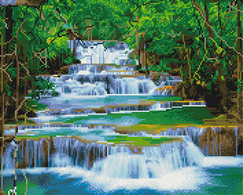 

Алмазная живопись ВанГогВоМне Водопад