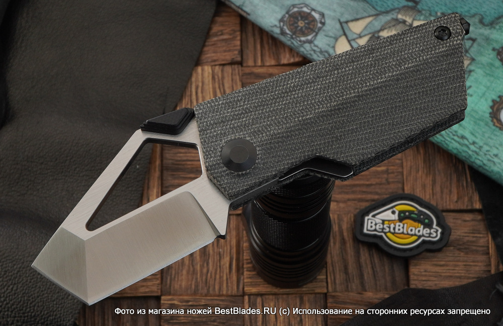 Складной нож Kizer Knives Cyber Blade сталь M390, микарта