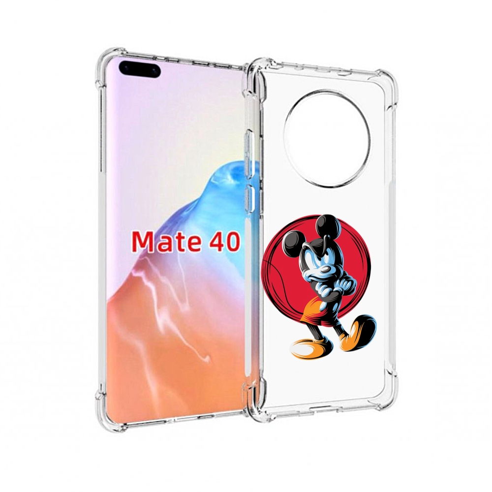 

Чехол MyPads Tocco для Huawei Mate 40 злой-микки, Прозрачный, Tocco