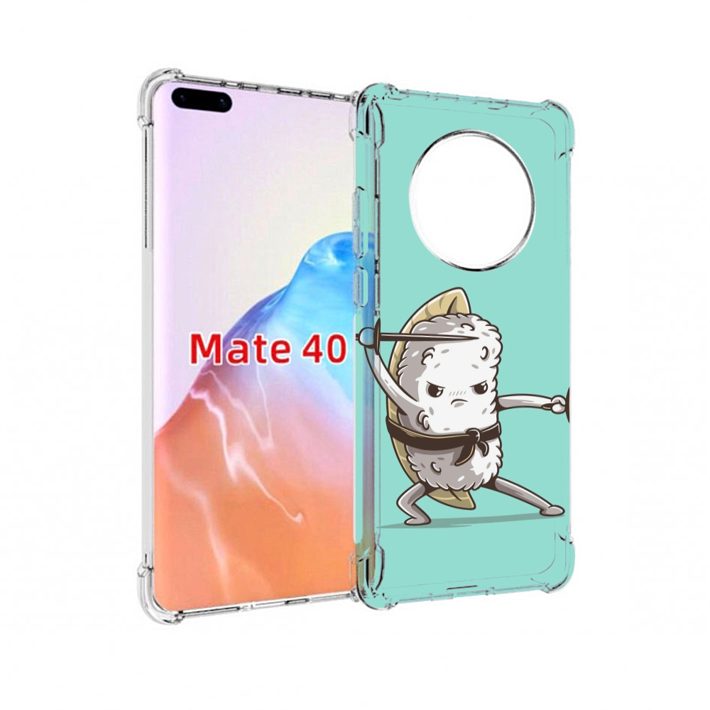

Чехол MyPads Tocco для Huawei Mate 40 злой суши детский, Прозрачный, Tocco