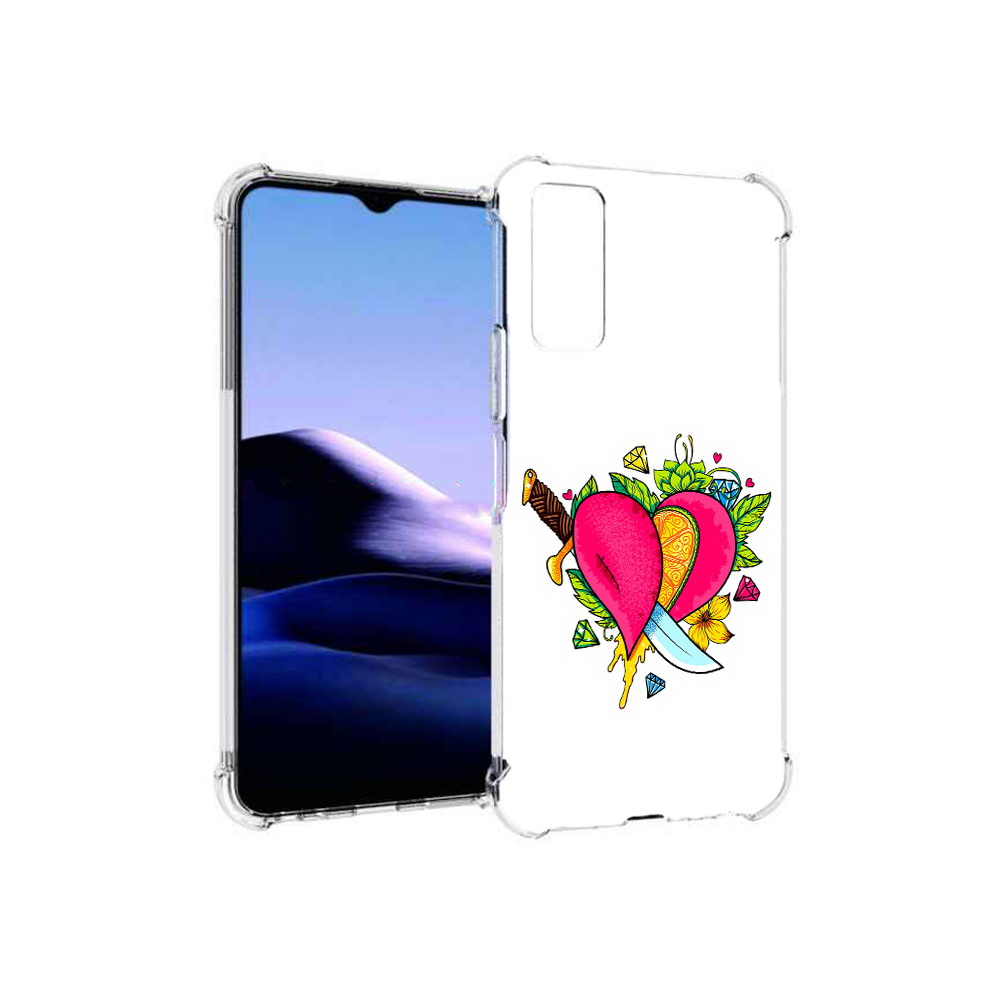 

Чехол MyPads Tocco для Vivo Y20 Фруктовое сердце (PT154038.379.188), Прозрачный, Tocco