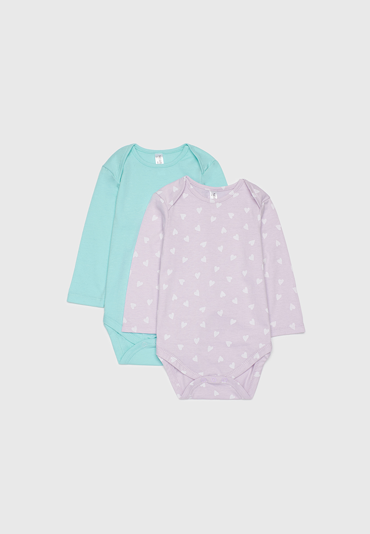 

Боди Modis M212K00642T785K01 2 шт. цв. голубой; розовый р. 80, M212K00642T785K01