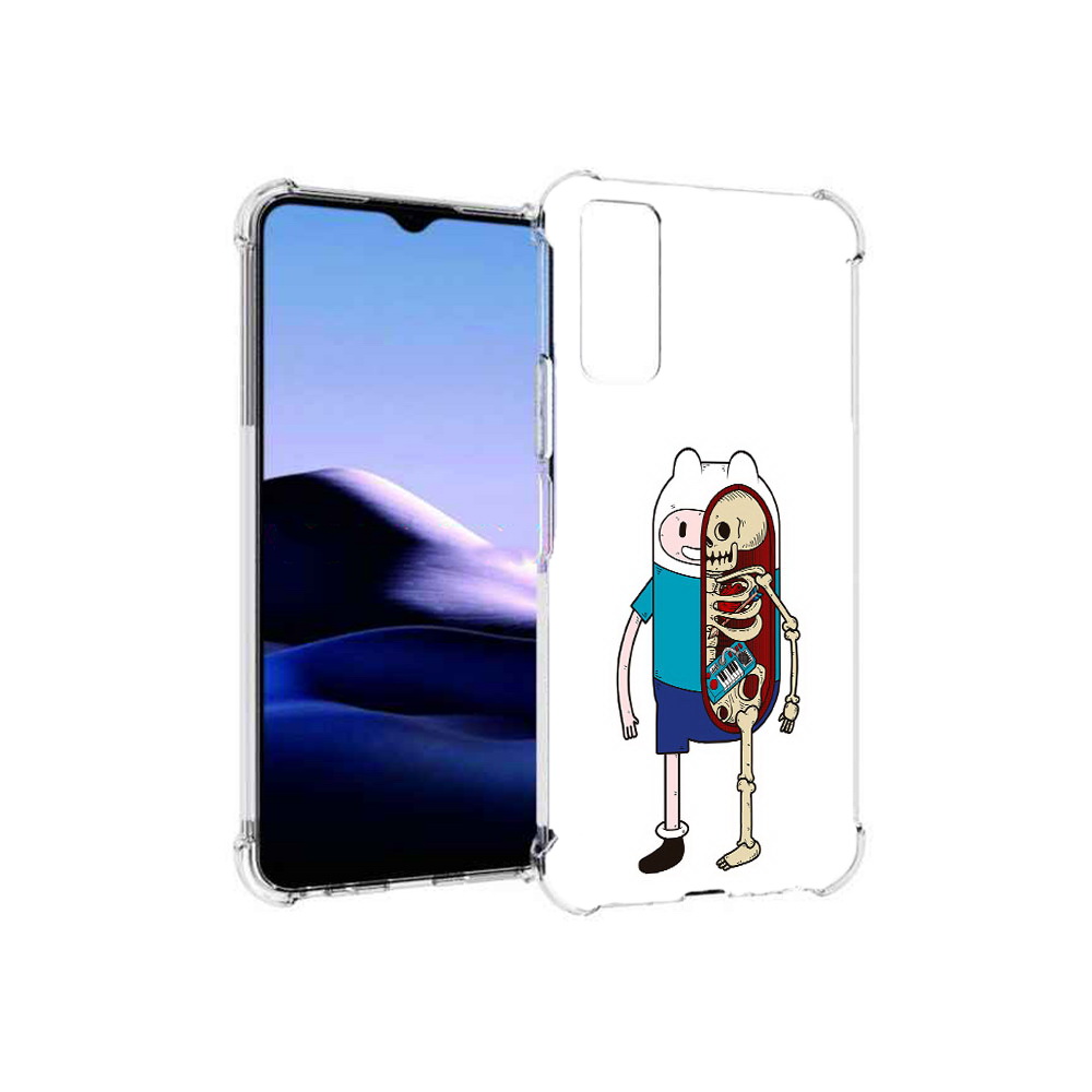 

Чехол MyPads Tocco для Vivo Y20 Финн скелет (PT154038.379.187), Прозрачный, Tocco