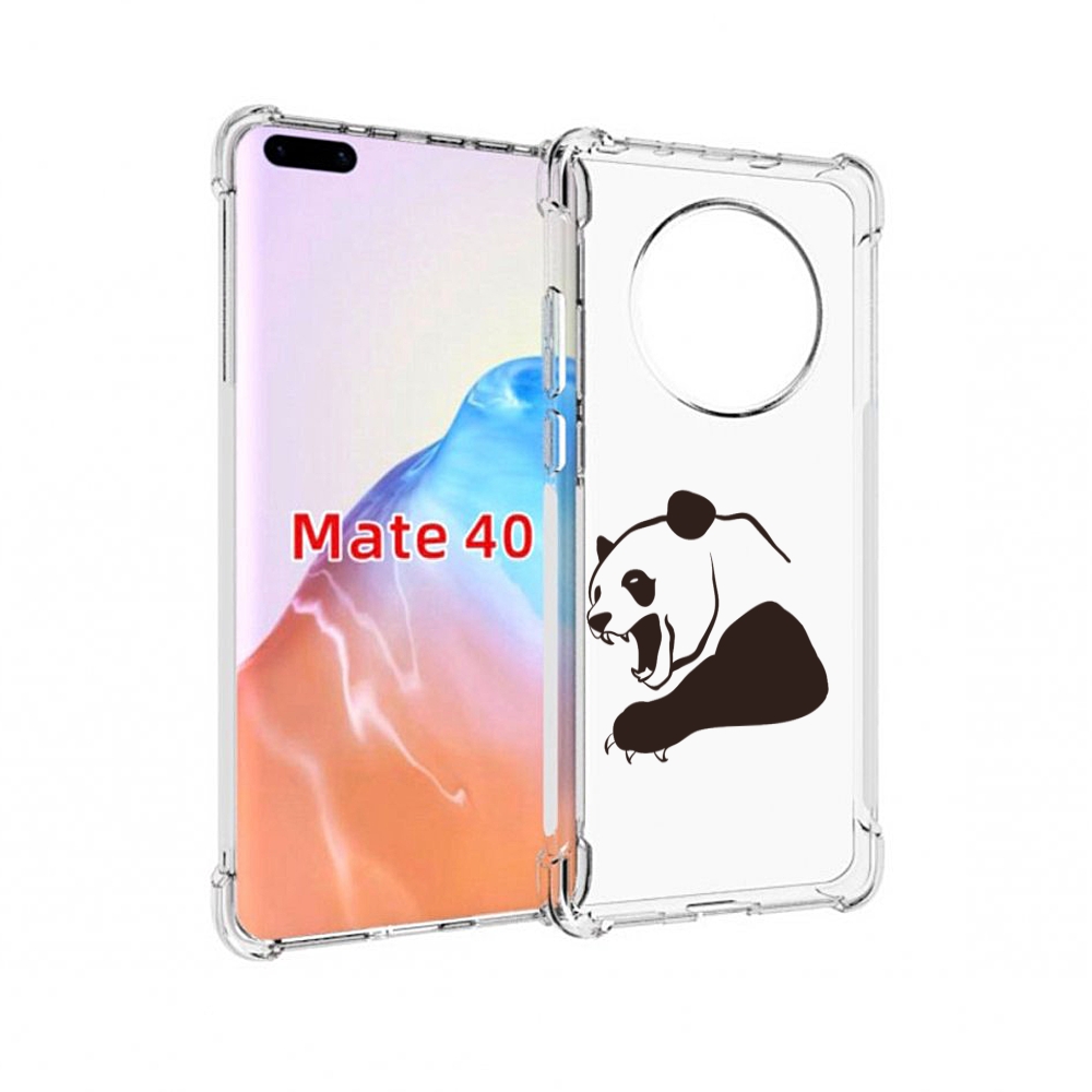 

Чехол MyPads Tocco для Huawei Mate 40 злая-панда, Прозрачный, Tocco