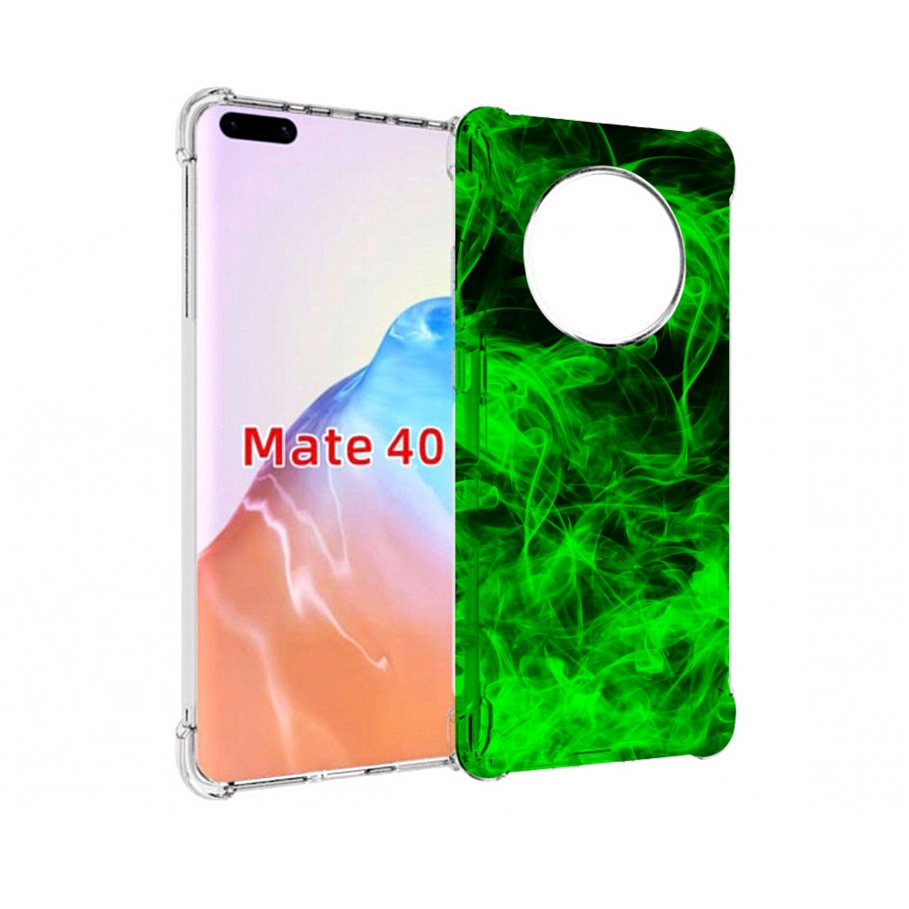 

Чехол MyPads Tocco для Huawei Mate 40 зеленый-дымок, Прозрачный, Tocco