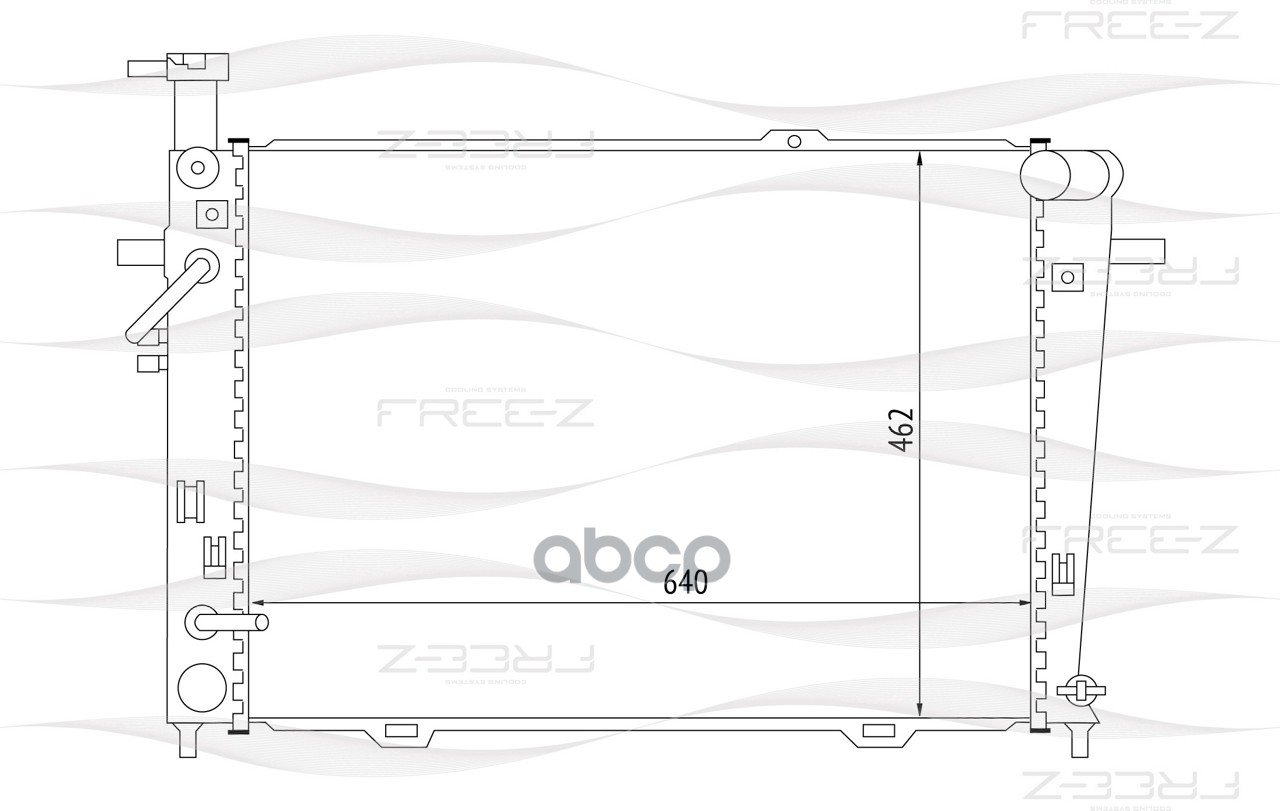 

Радиатор охлаждения FREE-Z KK0233