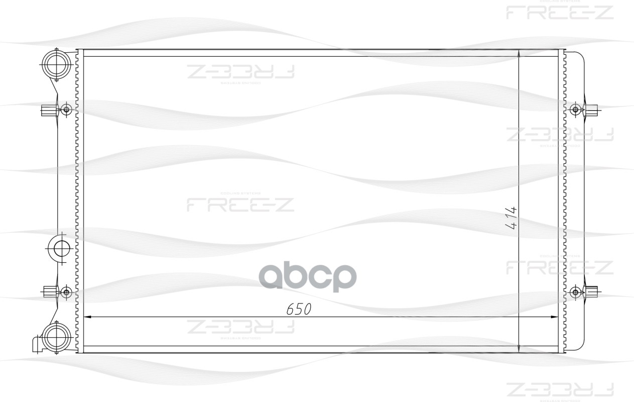 

Радиатор охлаждения FREE-Z KK0202