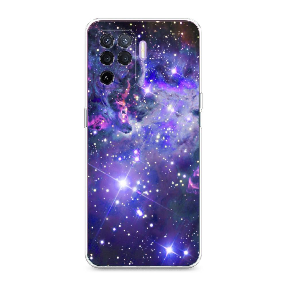

Чехол Awog на Oppo Reno 5 Lite "Яркая галактика", Разноцветный, 255150-4
