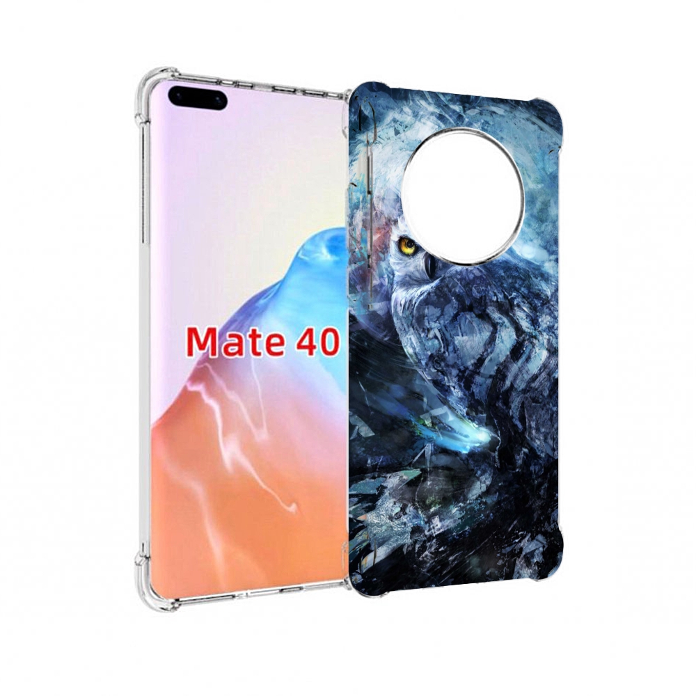 

Чехол MyPads Tocco для Huawei Mate 40 замороженная-сова, Прозрачный, Tocco
