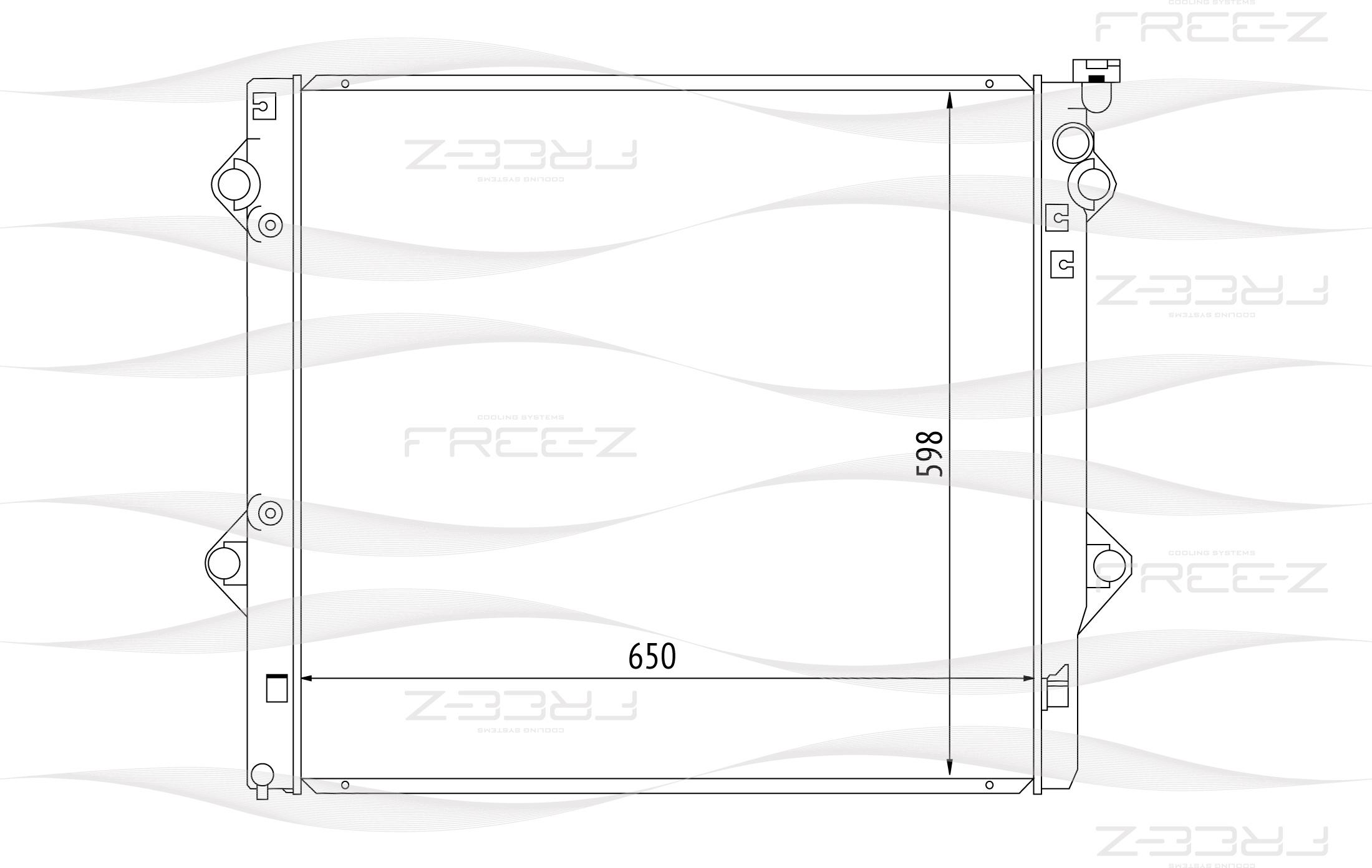 Радиатор охлаждения FREE-Z KK0195