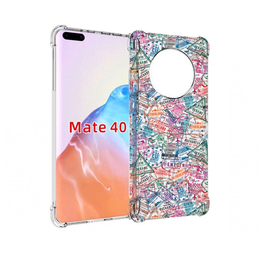 

Чехол MyPads Tocco для Huawei Mate 40 загранчехол, Прозрачный, Tocco