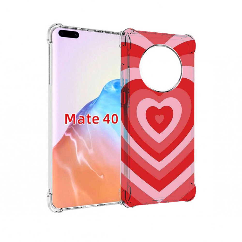 

Чехол MyPads Tocco для Huawei Mate 40 завораживающее сердце женский, Прозрачный, Tocco