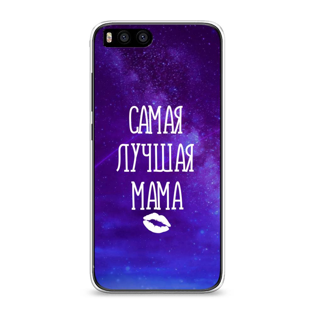 фото Силиконовый чехол "лучшая мама" на xiaomi mi6 awog