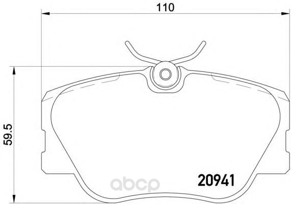 

Колодки тормозные передние с противошумной пластиной Q+ MERCEDES W124 200-300 ,W201 TEXTAR