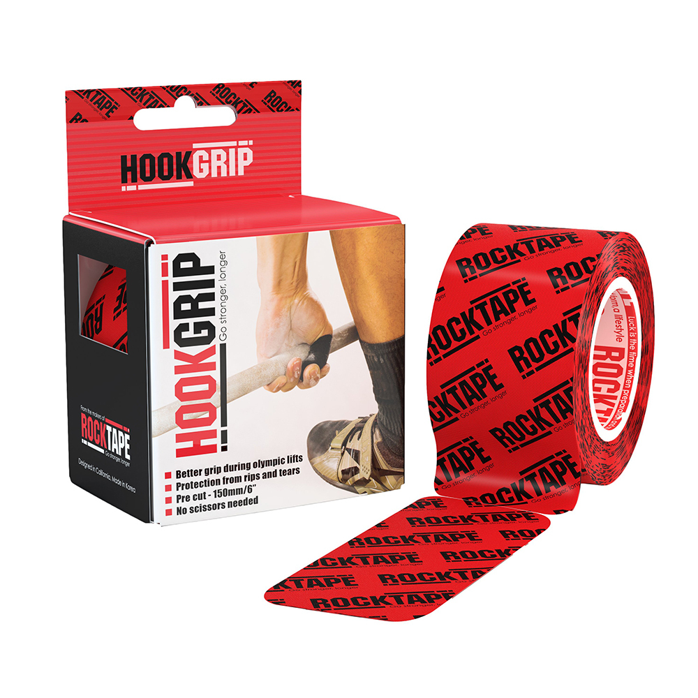 

Кинезиотейп Rock Tape Pre-cut красный/черный 15 см, Pre-cut