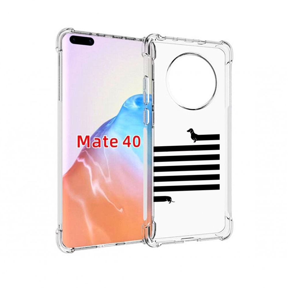 

Чехол MyPads Tocco для Huawei Mate 40 длинная-такса, Прозрачный, Tocco