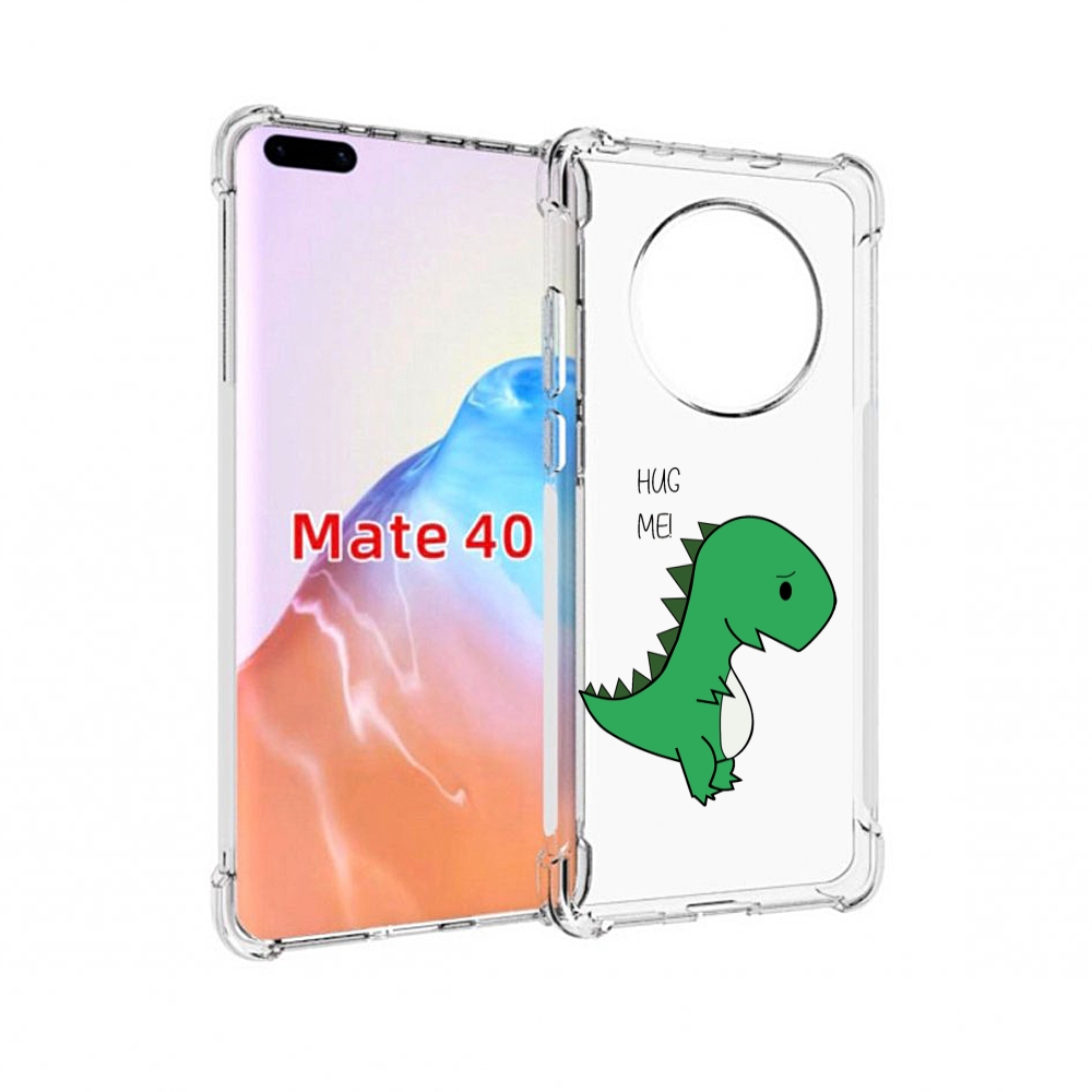 

Чехол MyPads Tocco для Huawei Mate 40 динозаврик, Прозрачный, Tocco