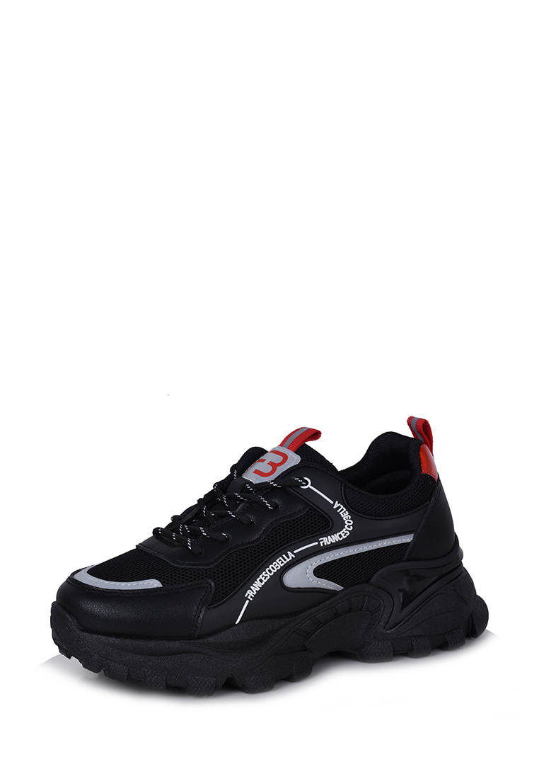 

Кроссовки женские Francesco Bella 217151 черные 38 RU, Черный, 217151