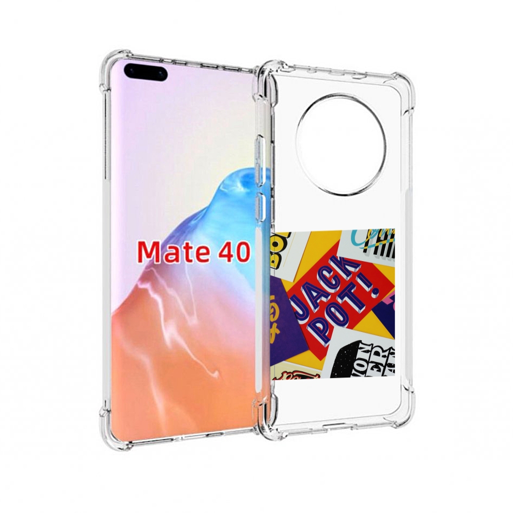 

Чехол MyPads Tocco для Huawei Mate 40 джекпот, Прозрачный, Tocco