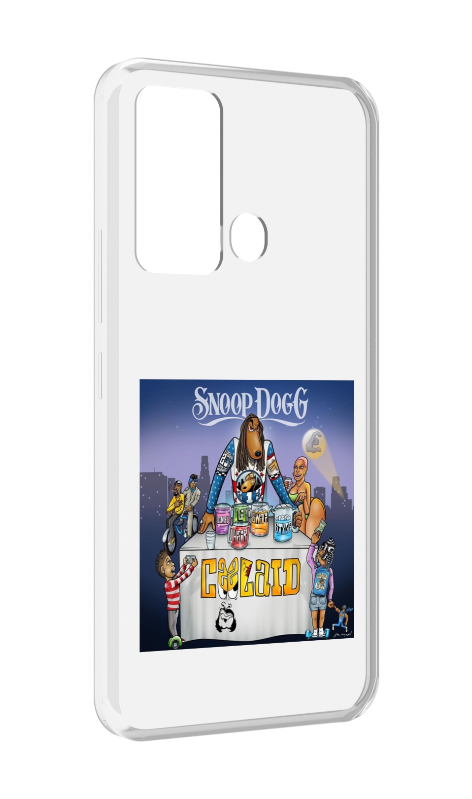 

Чехол MyPads Snoop Dogg COOLAID для ITEl Vision 3, Прозрачный, Tocco