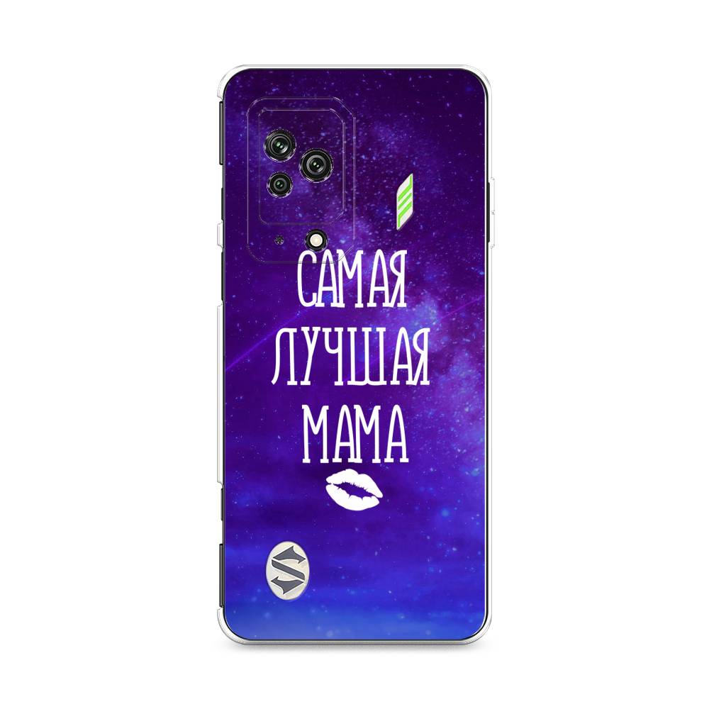 фото Силиконовый чехол "лучшая мама" на xiaomi black shark 5 awog