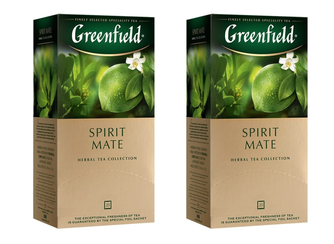 

Чай мате Greenfield Spirit Mate, 25 пакетиков по 1,5 г, 2 шт