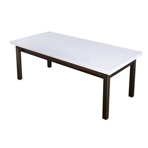 

Журнальный стол Solarius Классика дерево 130х70х46, белый с ножками цвета темного дуба, Классика дерево 130х70х46