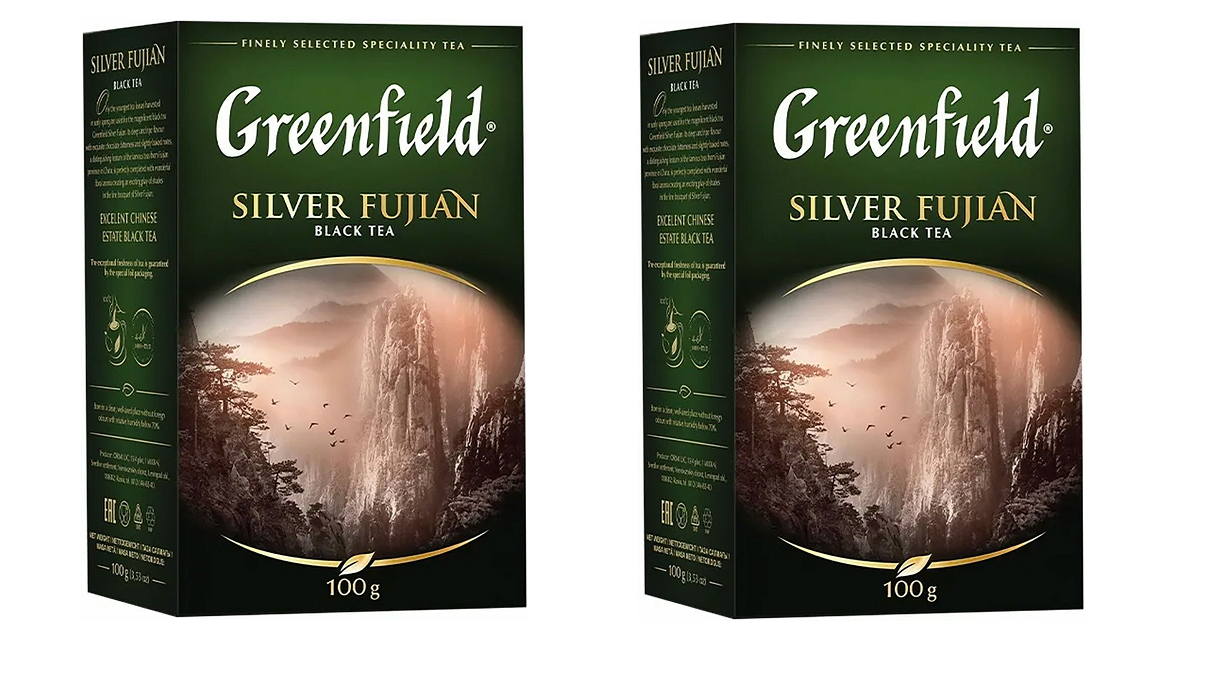 

Чай черный Greenfield Silver Fudjian листовой, 100 г * 2 шт