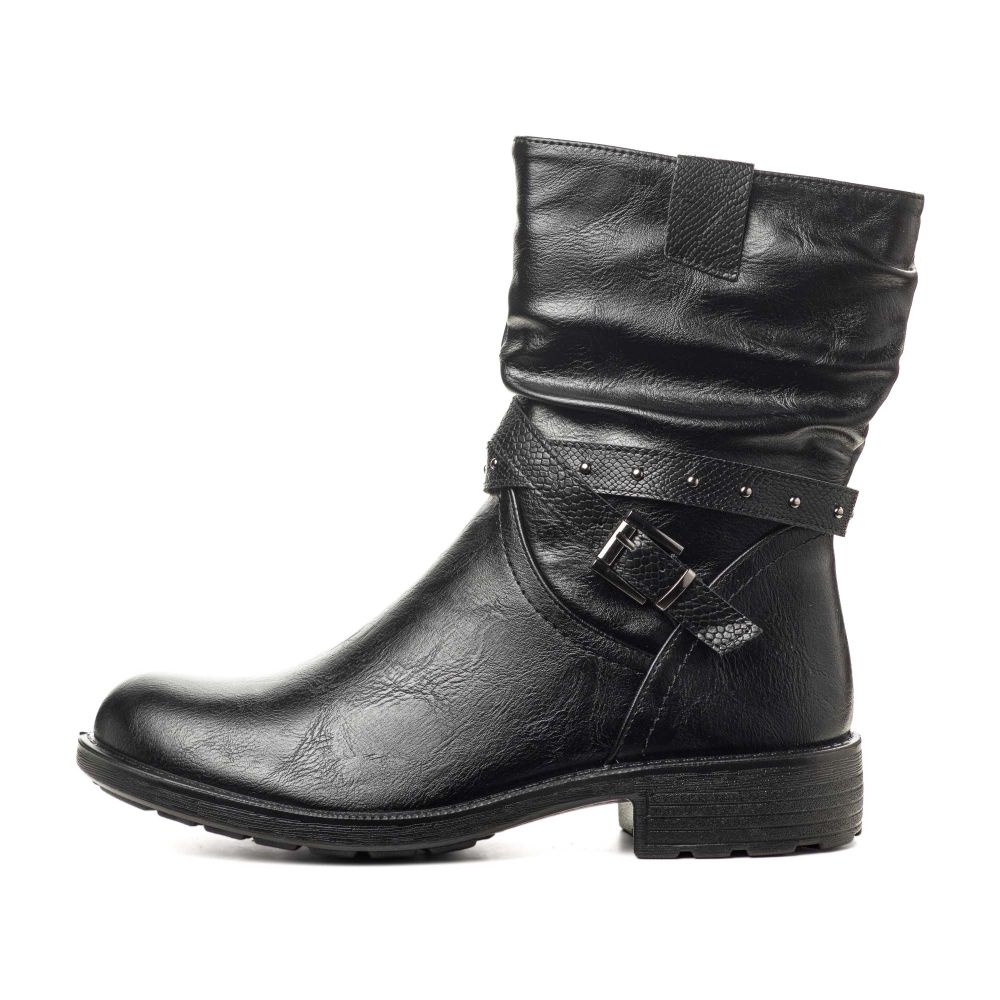 

Полусапоги женские INSTREET 203-12WB-548SR черные 36 RU, Черный, 203-12WB-548SR