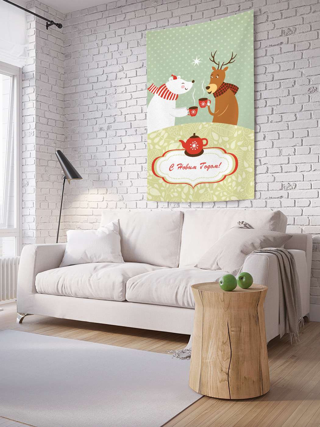 

Вертикальное фотопанно на стену JoyArty Чаепитие с друзьями 150x200 см, Чаепитие с друзьями