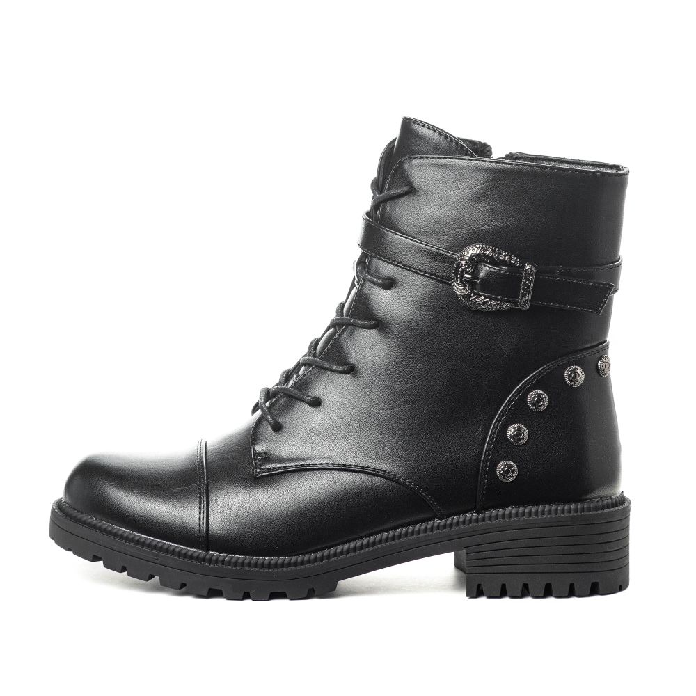 

Ботинки женские INSTREET 2-02WA-530SR черные 37 RU, Черный, 2-02WA-530SR