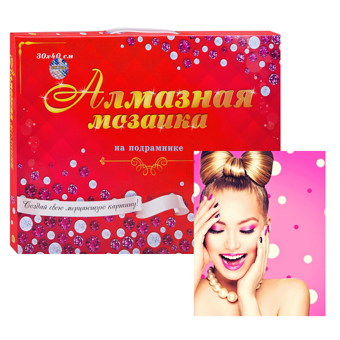 

Алмазная живопись Рыжий кот «Гламурная девушка» 30x40 см с подрамником