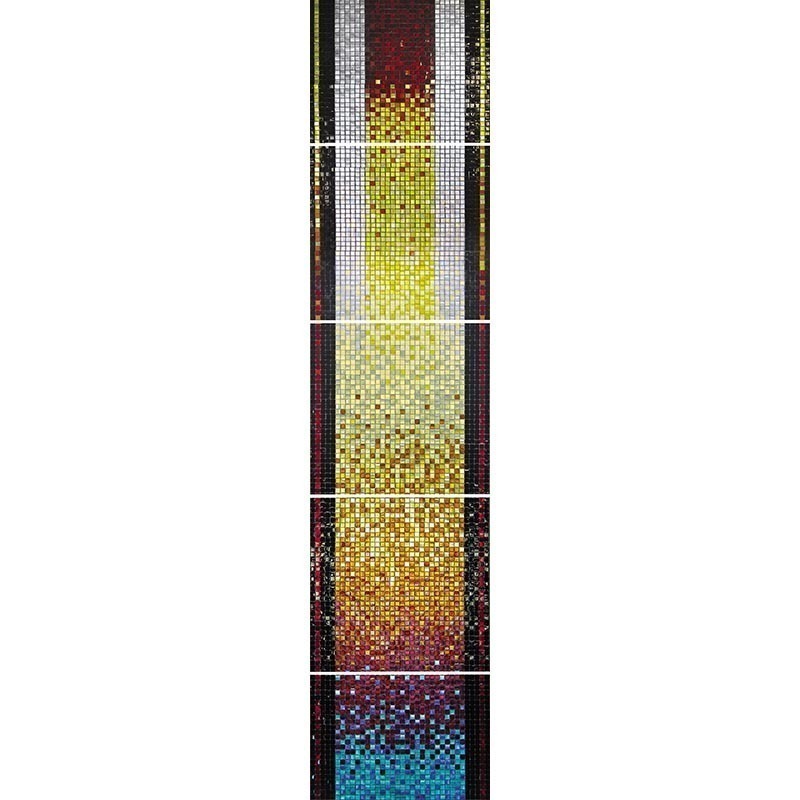 

Мозаичная плитка Alma Ombre JM803-m оранжевый, Ombre