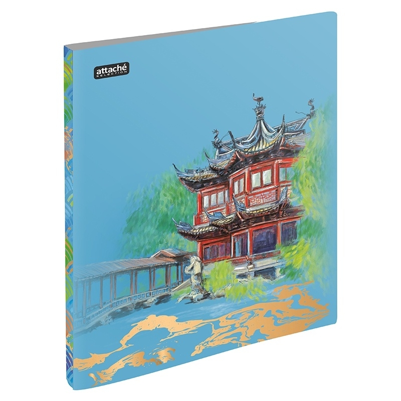 

Папка скоросшиватель Attache с пружинным механизмом, Travel China, Selection