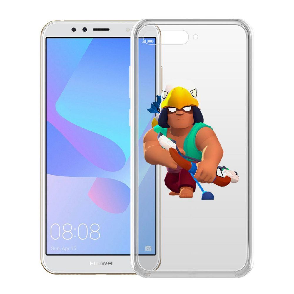 

Чехол-накладка Brawl Stars-Бо для Huawei Y6 (2018)