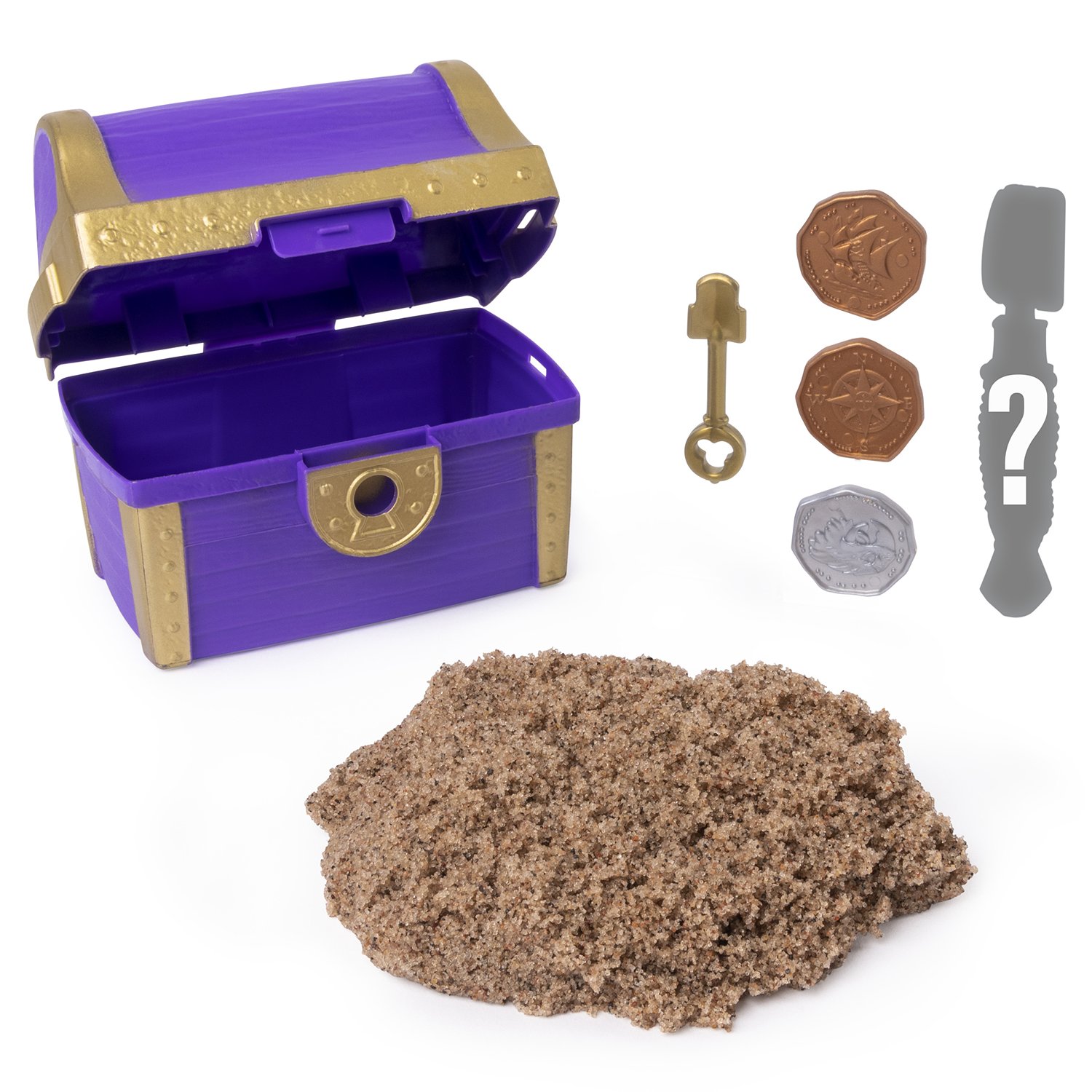 фото Песок kinetic sand сундучок