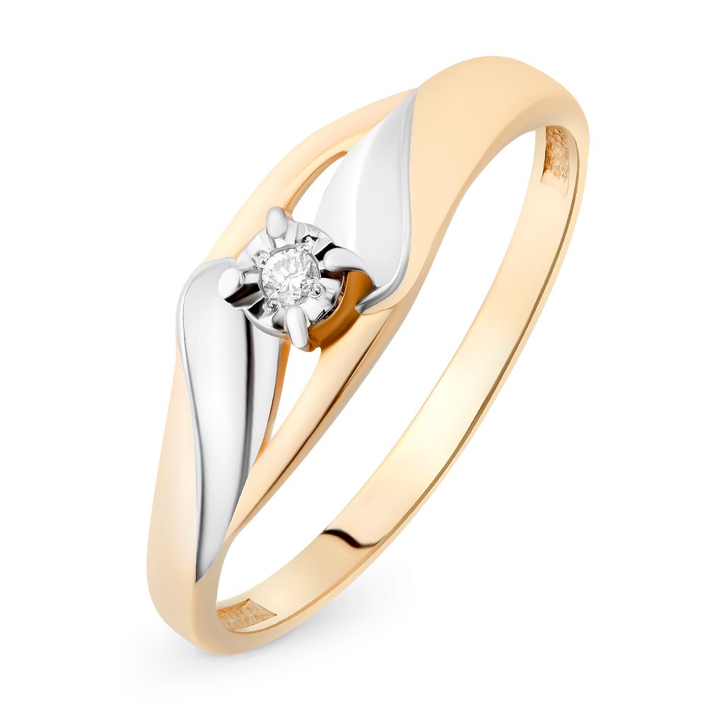 

Кольцо из золота р.  585Gold 101010913, бриллиант, 101010913